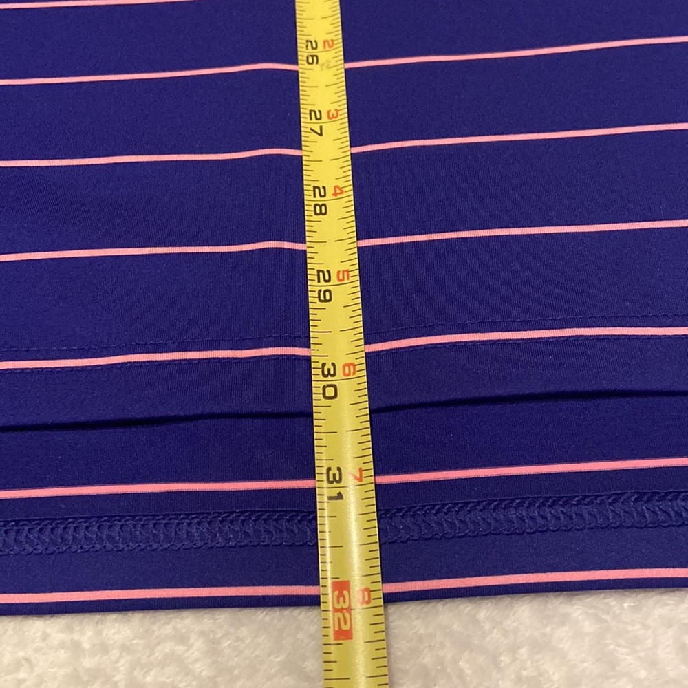 RLX RALPH LAUREN Size XL RRC (Rolling Rock Country Club) 4 Button Striped Polo - Picture 6 of 8